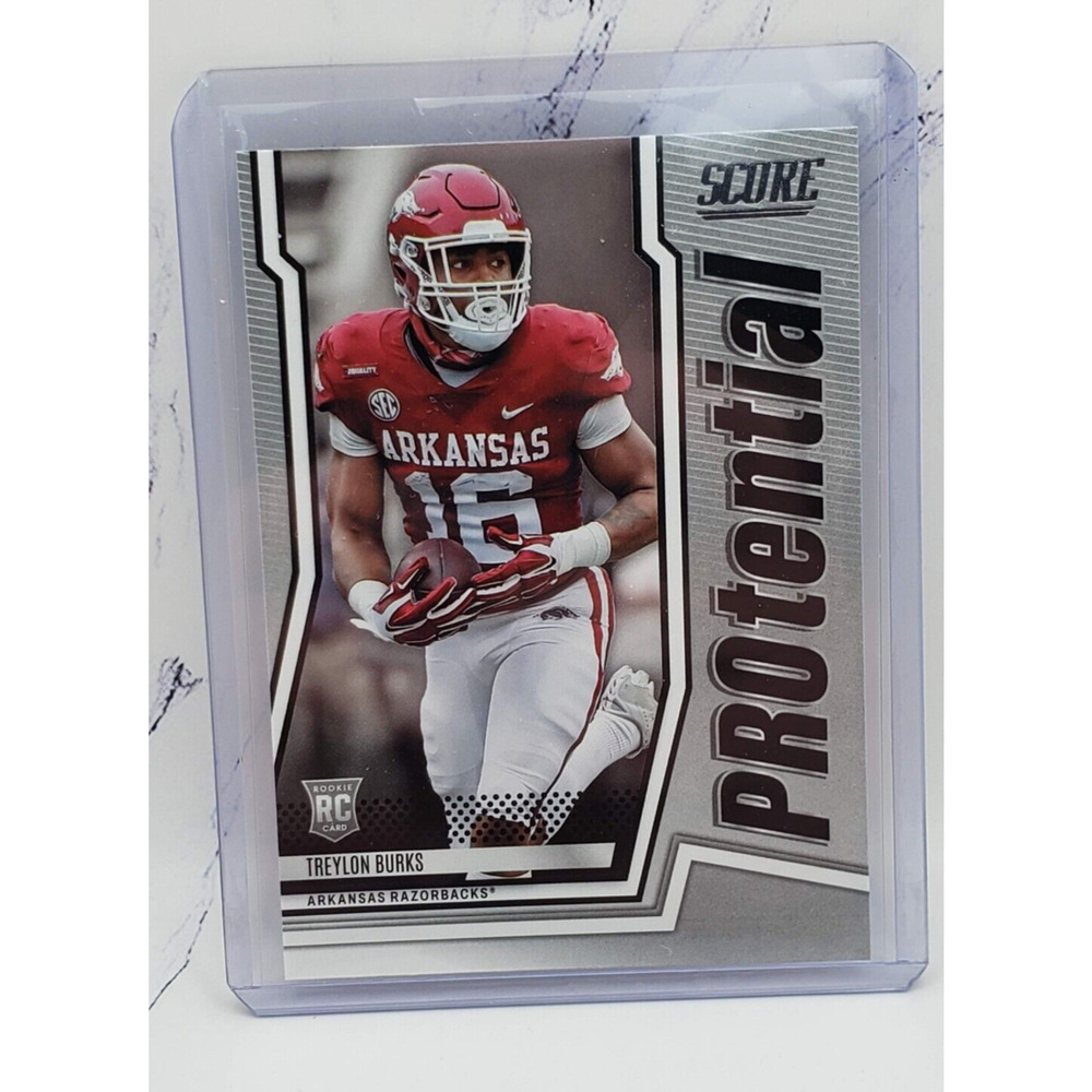 2022 Panini Score Protential Treylon Burks Rookie Card #P-TB Tennessee Titans